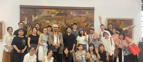 Hoạt  động  giao lưu giữa học viên sau đại học Trường Đại học Mỹ thuật Việt Nam và Đại học nghệ thuật Tokyo